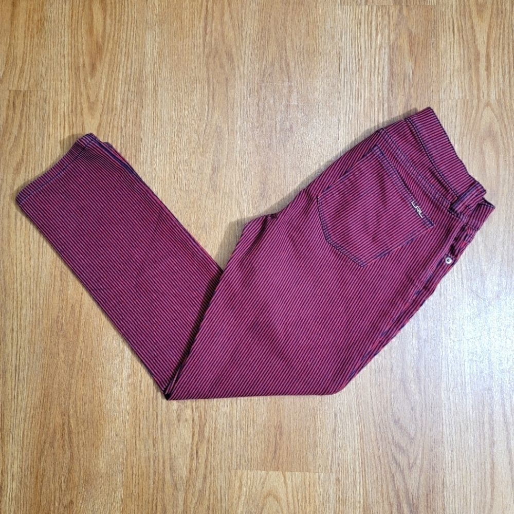 Polo Ralph Lauren Jeans Striped Red Black Skinny 4